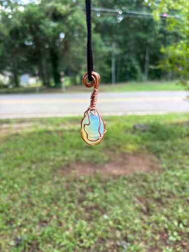 Opalite Copper Pendant