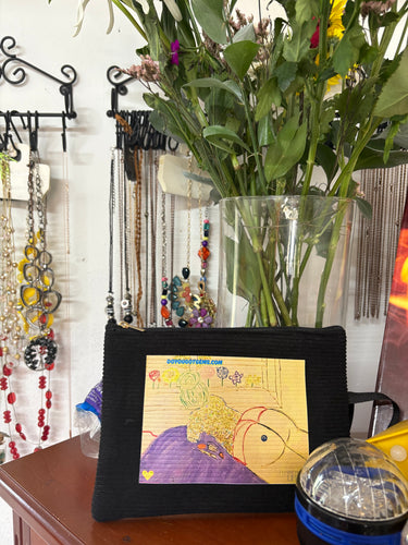 “Flowers of life “ pouch bag