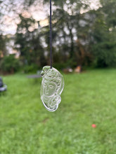 Load image into Gallery viewer, Natural Clear Rock Crystal Quartz Kwan Yin / Guanyin Amulet / Pendant